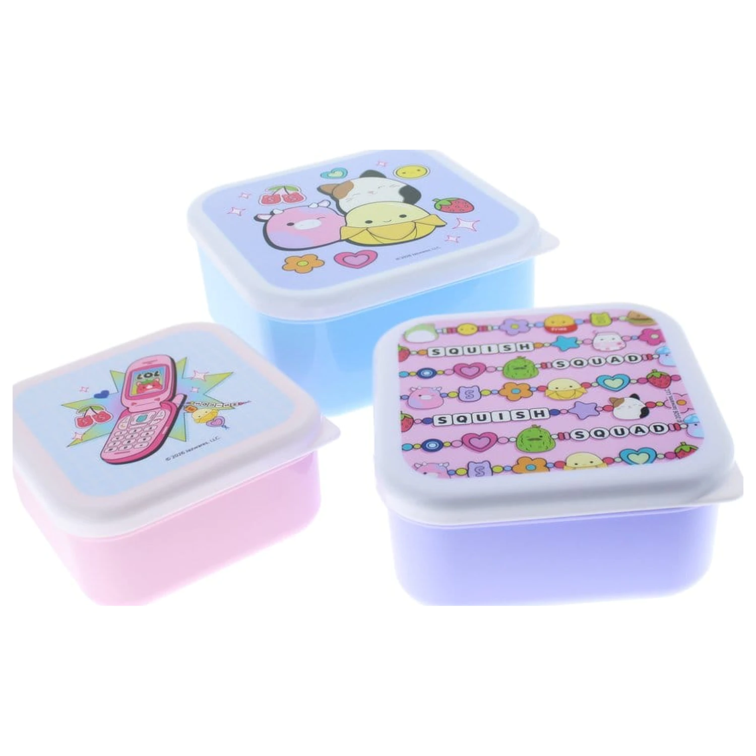 Squishmallows Snack Boxes 3-Pack product photo