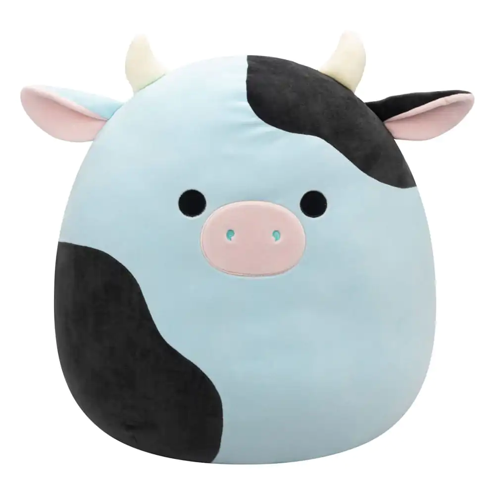 Squishmallows Plush Figure Blue and Black Cow Cillian 50 cm product photo