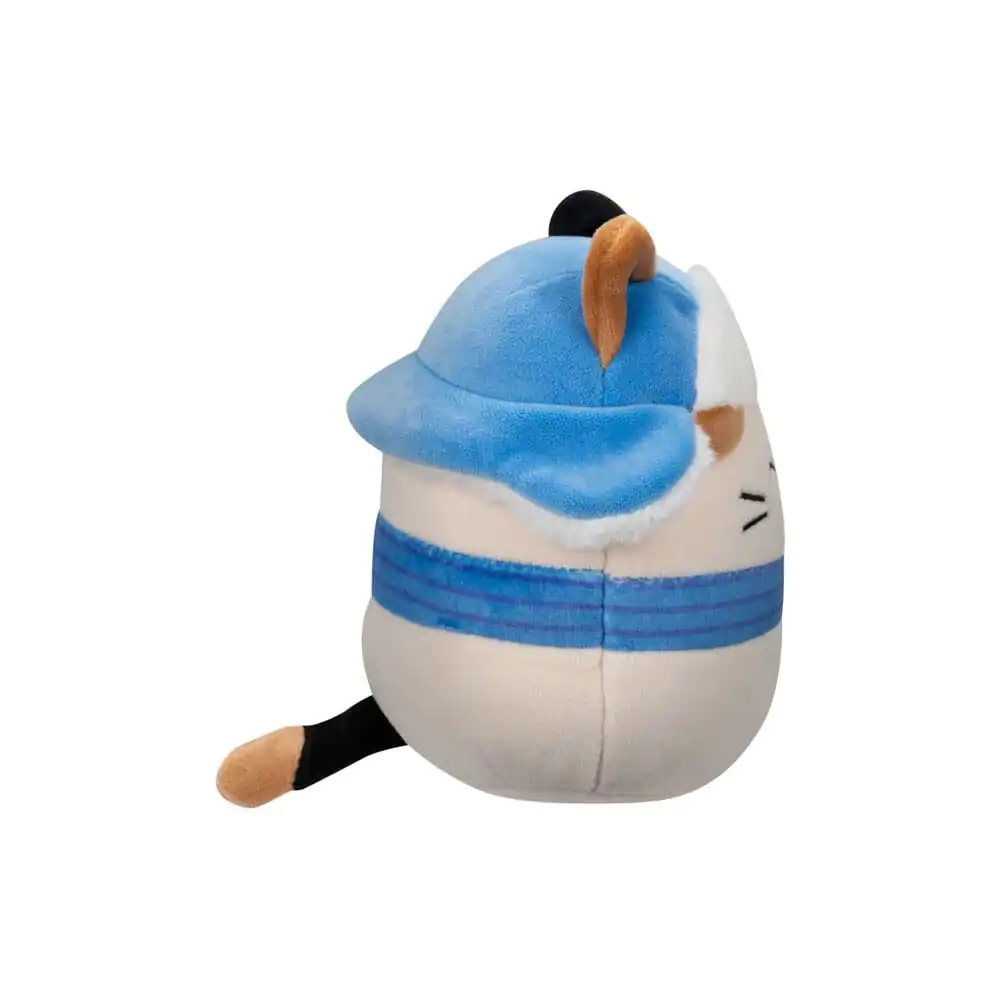 Squishmallows Plush Figure Cam the Brown and Black Calico Cat in Blue Scarf, Hat 12 cm product photo