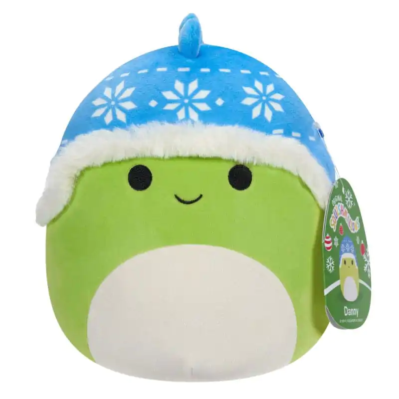 Squishmallows Plush Figure Christmas Danny the Dinosaur 12 cm product photo