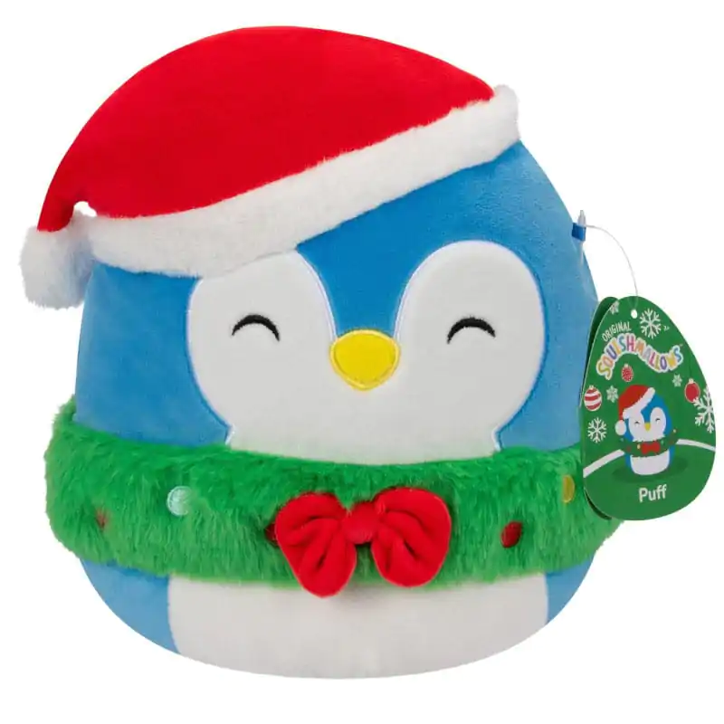 Squishmallows Plush Figure Christmas Puff the Penguin 12 cm product photo