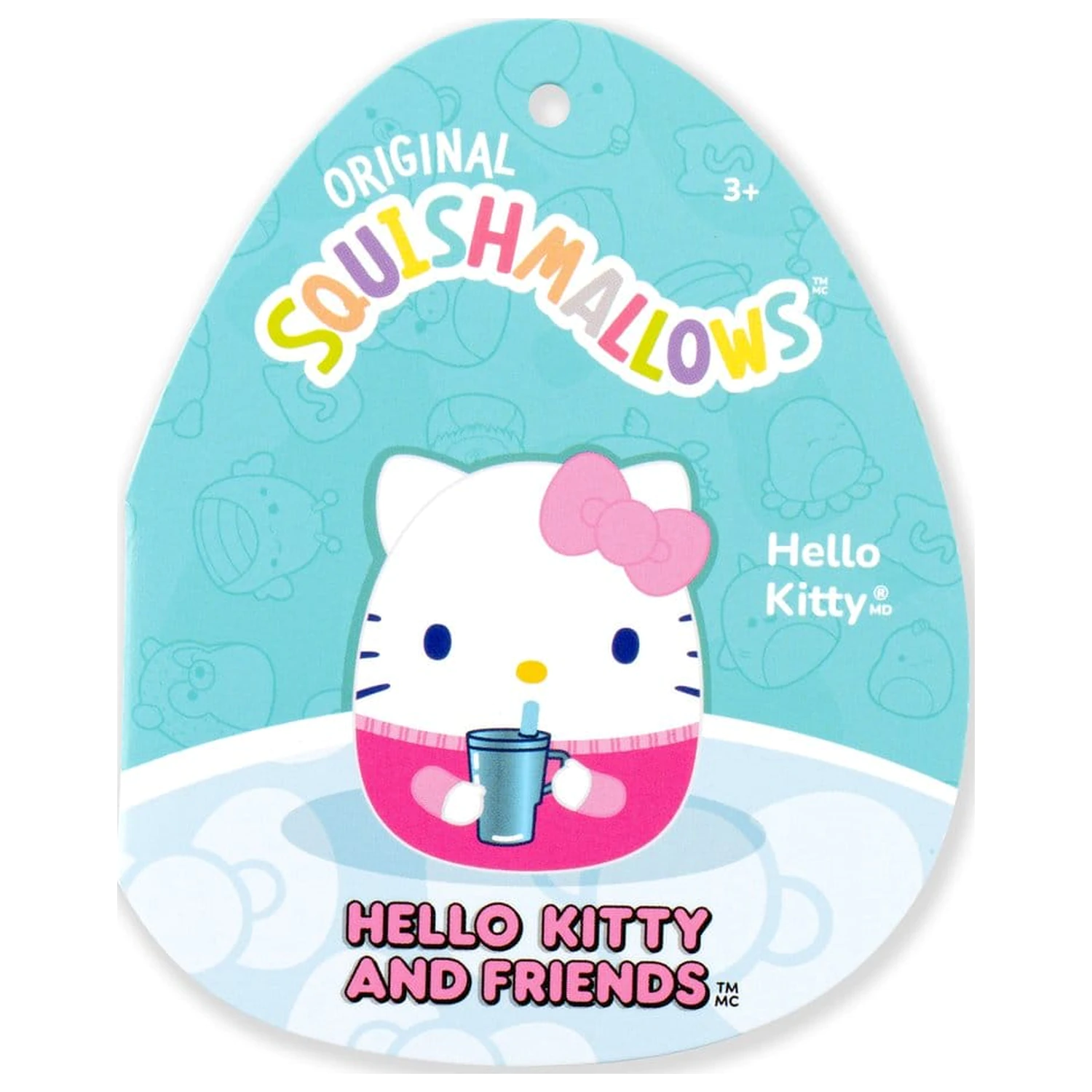 Squishmallows Hello Kitty and Friends Plush Hello Kitty Cup 30 cm product photo