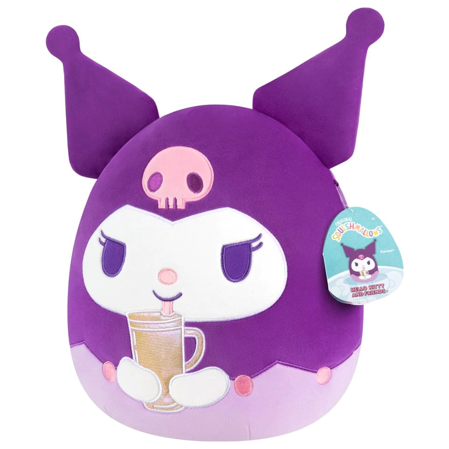 Squishmallows Hello Kitty and Friends Plush Kuromi Cup 30 cm product photo