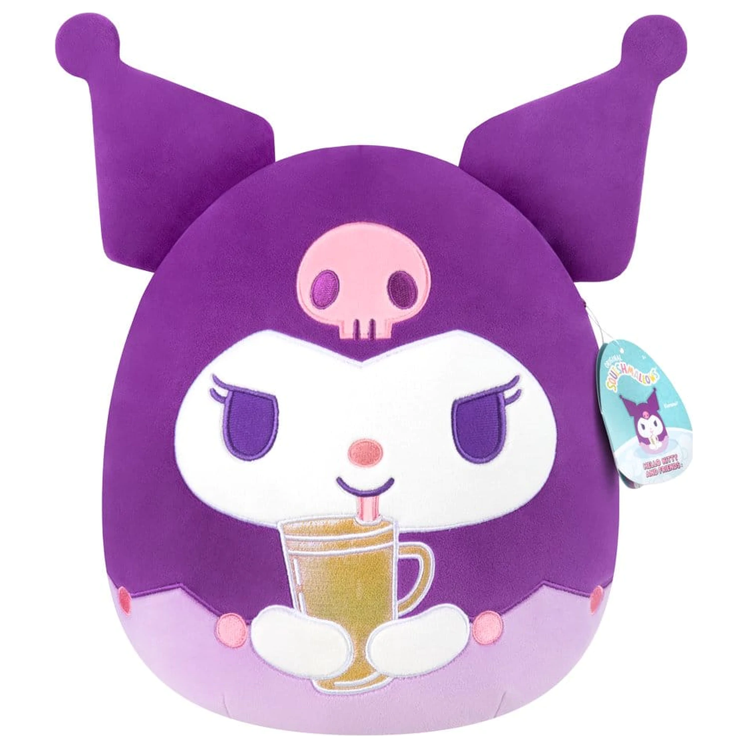 Squishmallows Hello Kitty and Friends Plush Kuromi Cup 30 cm product photo
