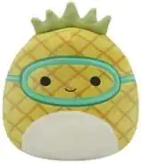 Squishmallows Plush Figure Maui Pineapple with Scuba Mask 20 cm product photo