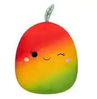 Squishmallows Plush Figure Ximena Red, Yellow and Green Winking Mango 40 cm product photo
