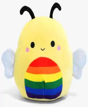 Squishmallows Plush Figure Pride Sunny Bee Rainbow Belly 30 cm product photo