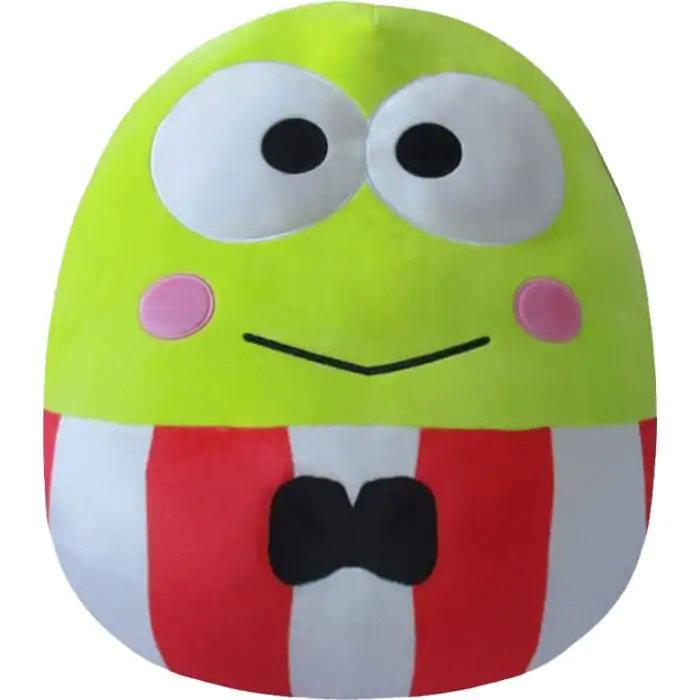 Squishmallows Plush Figure Sanrio Core Keroppi Red Striped Suit 25 cm product photo