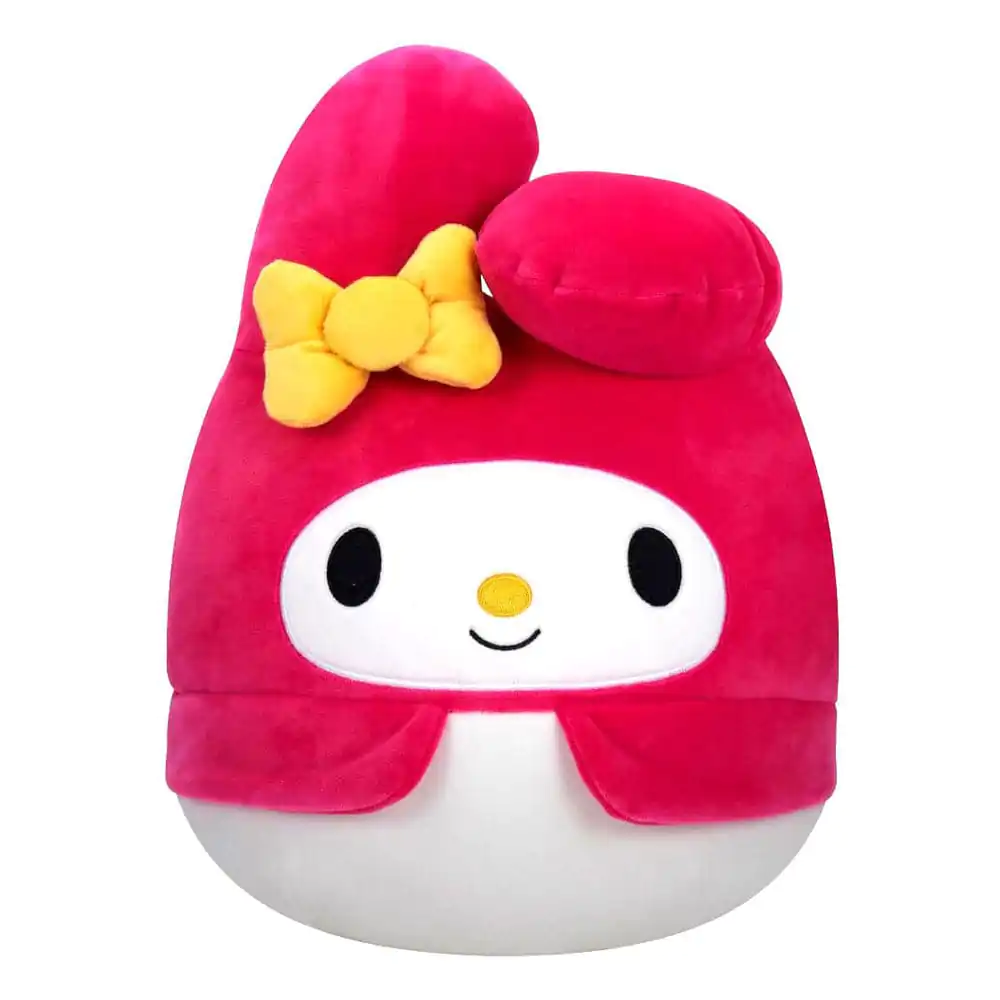 Squishmallows Plush Figure Sanrio Core My Melody Yellow Bow and Pink Suit 25 cm product photo