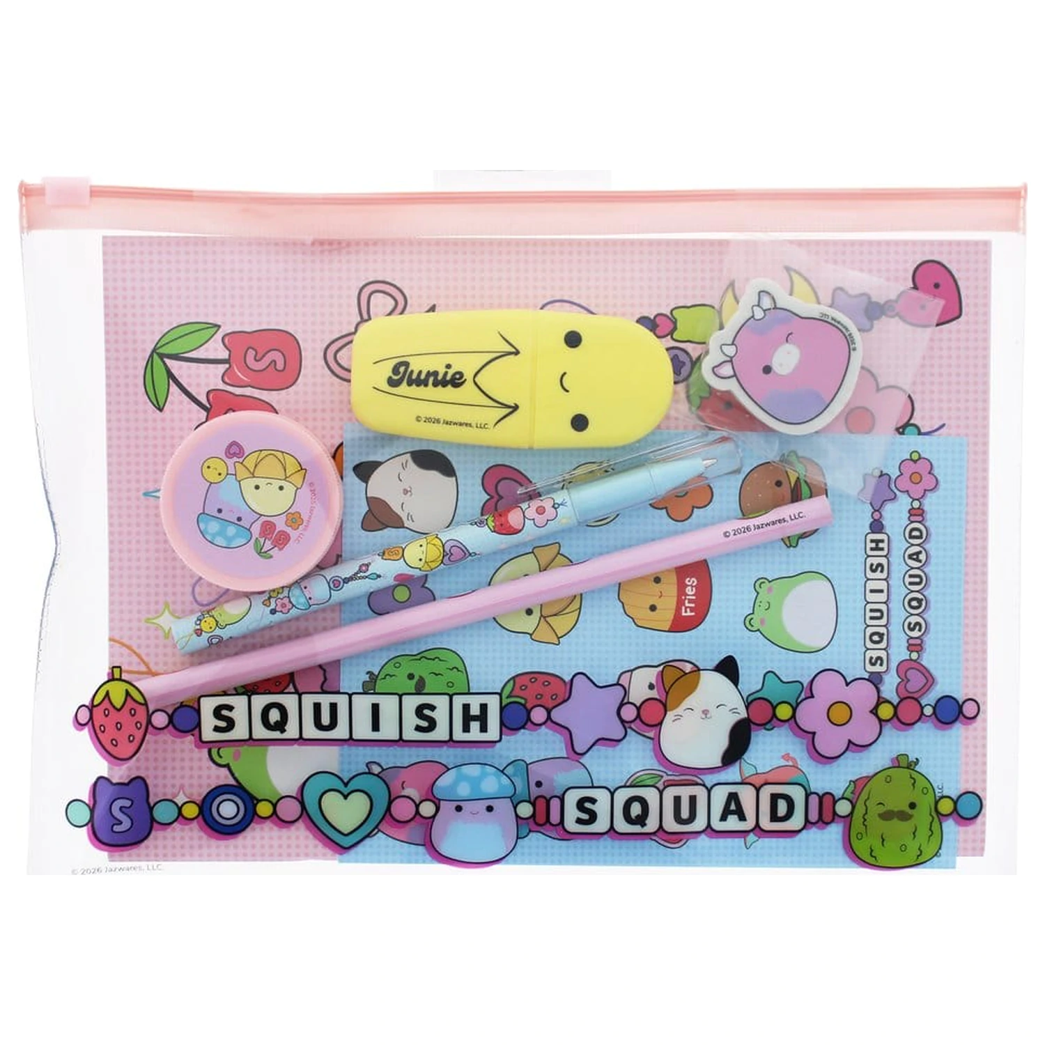 Squishmallows Stationery Set Squish Squad 7-piece product photo