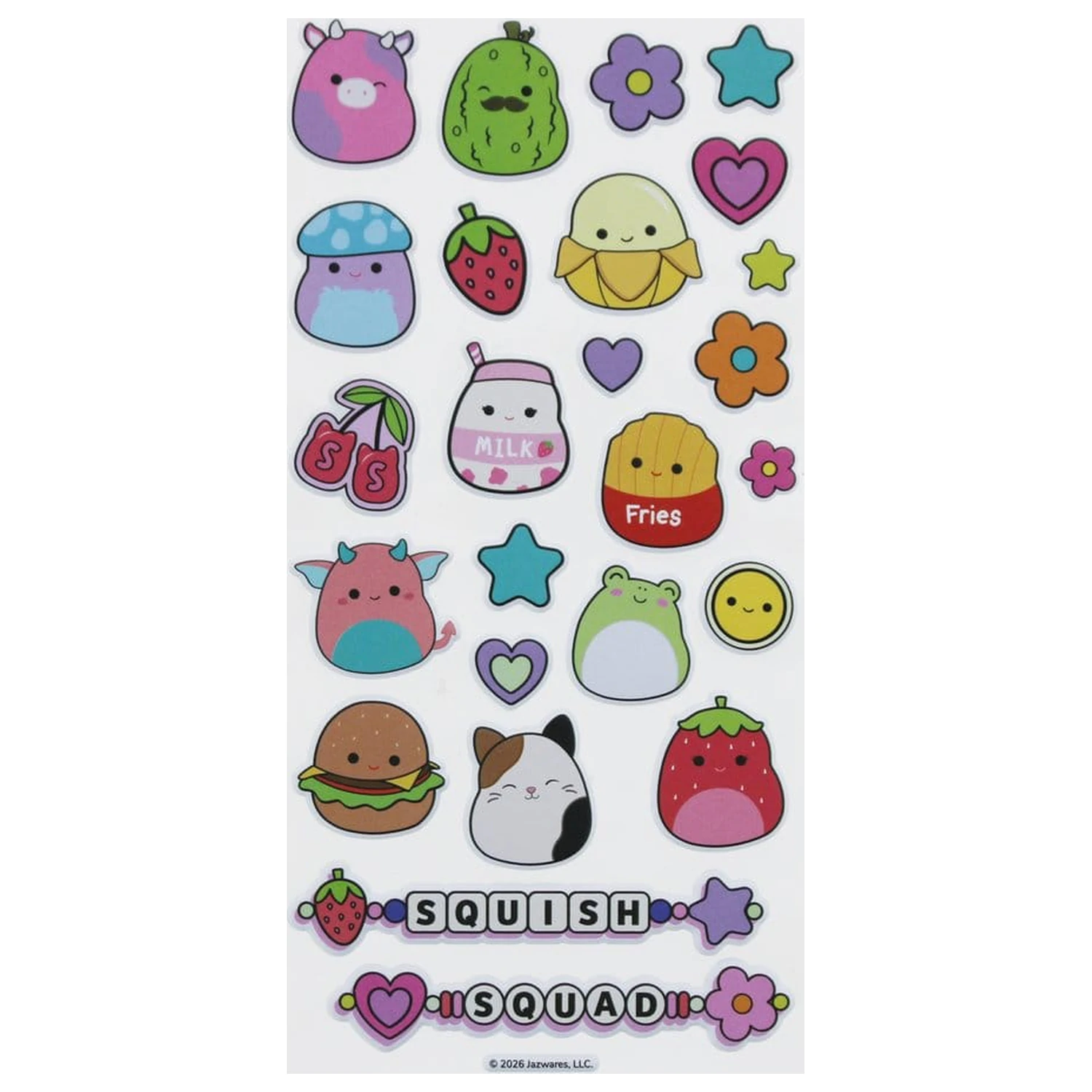 Squishmallows Sticker Set Super Puffy product photo