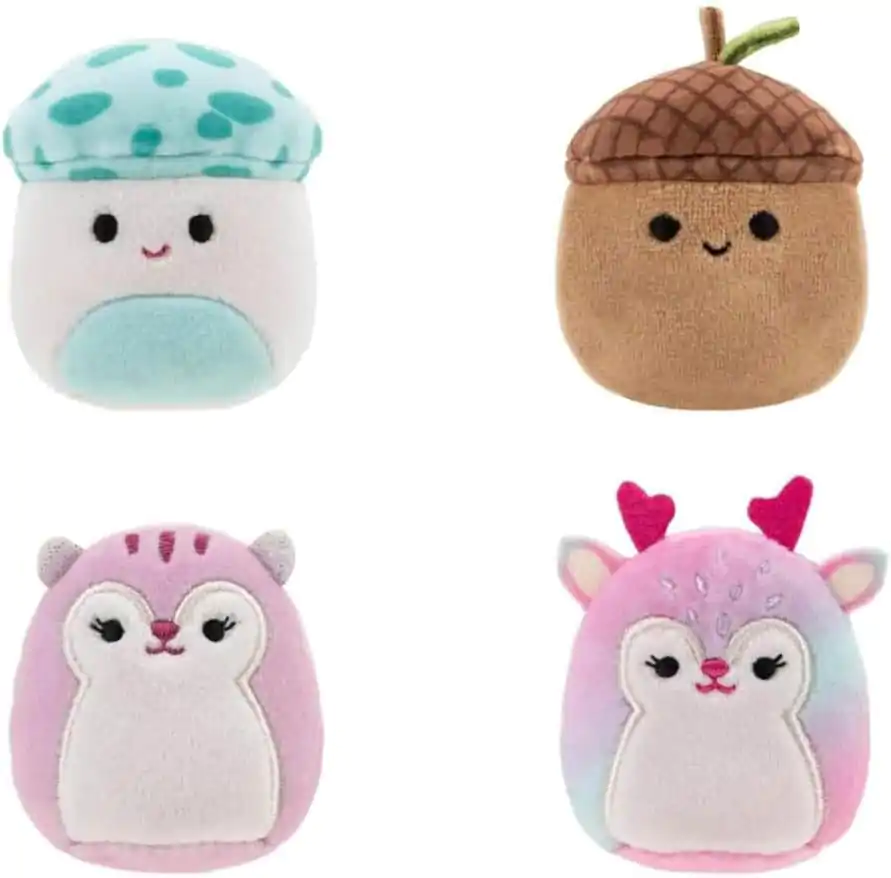 Squishville Mini Squishmallows Plush Figure 4-Pack Autumn Friends Squad 5 cm product photo