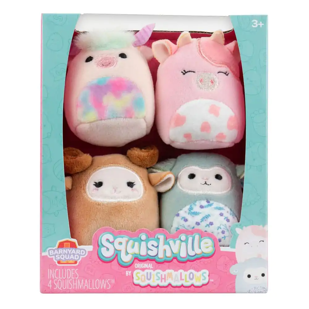 Squishville Mini Squishmallows Plush Figure 4-Pack Barnyard Squad 5 cm termékfotó