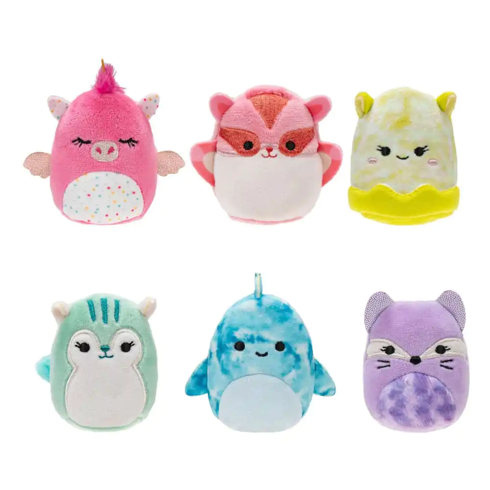 Squishville Mini Squishmallows Plush Figure 6-Pack Cute & Colorful Squad 5 cm termékfotó