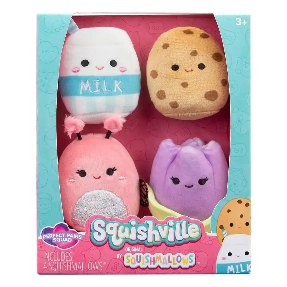 Squishville Mini Squishmallows Plush Figure 4-Pack Dream Couple Squad 5 cm product photo