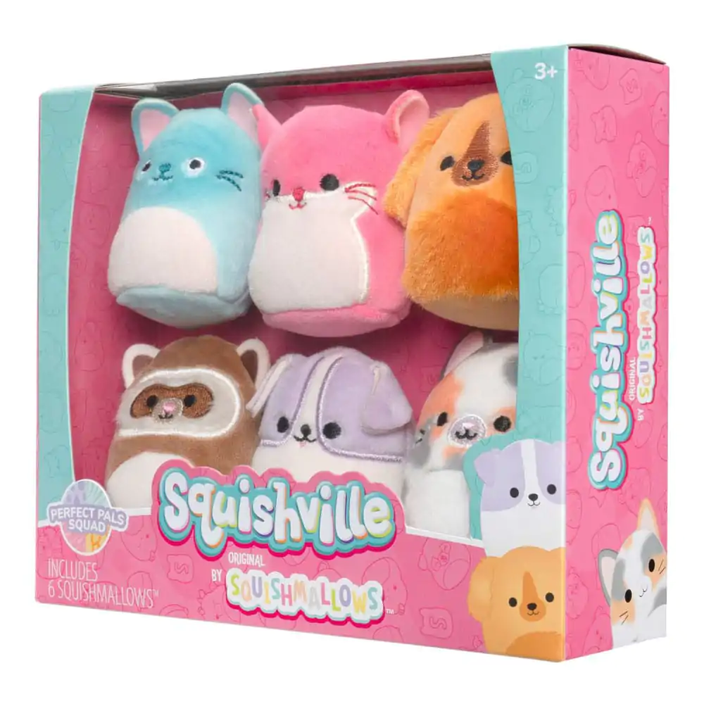 Squishville Mini Squishmallows Plush Figure 6-Pack Perfect Pals Squad 5 cm termékfotó