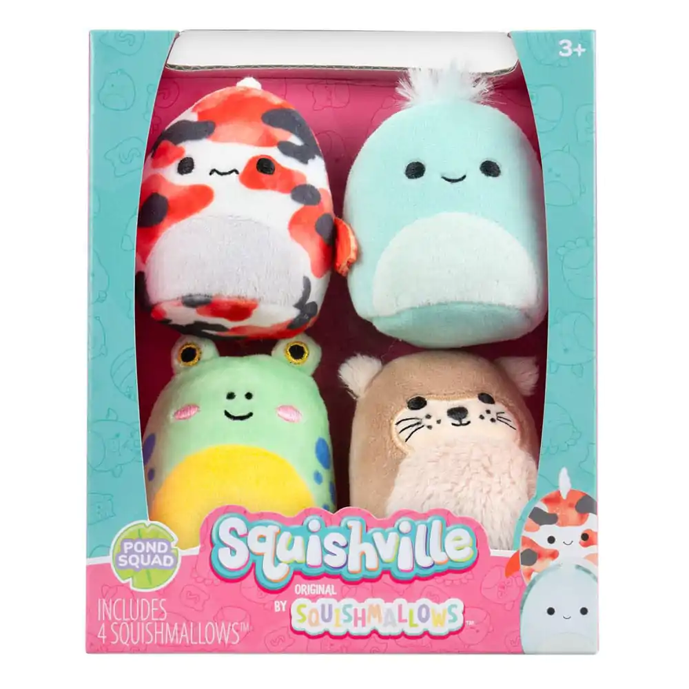 Squishville Mini Squishmallows Plush Figure 4-Pack Pond Squad 5 cm termékfotó