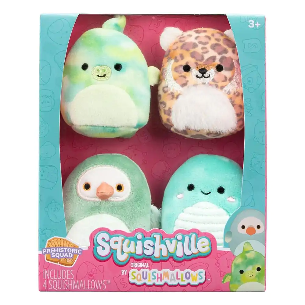 Squishville Mini Squishmallows Plush Figure 4 Pack Prehistoric Squad 5