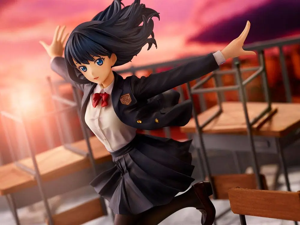 SSSS.Gridman PVC Statue 1/7 Rikka Takarada School Uniform Ver. 22 cm product photo