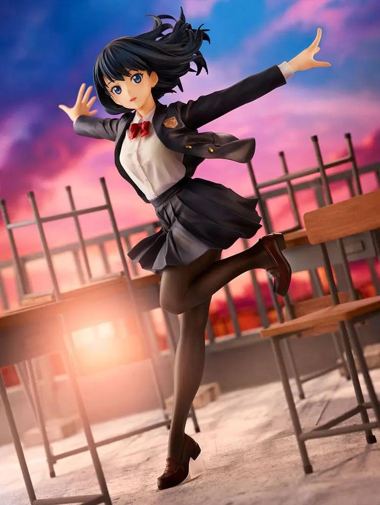 SSSS.Gridman PVC Statue 1/7 Rikka Takarada School Uniform Ver. 22 cm product photo