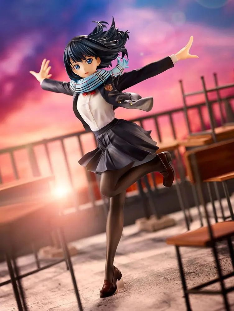 SSSS.Gridman PVC Statue 1/7 Rikka Takarada School Uniform Ver. 22 cm product photo