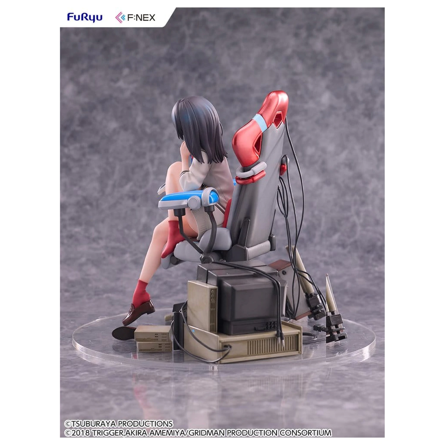 SSSS. Gridman Universe F:NEX PVC Statue Rikka Takarada Gaming Chair Ver. 19 cm product photo