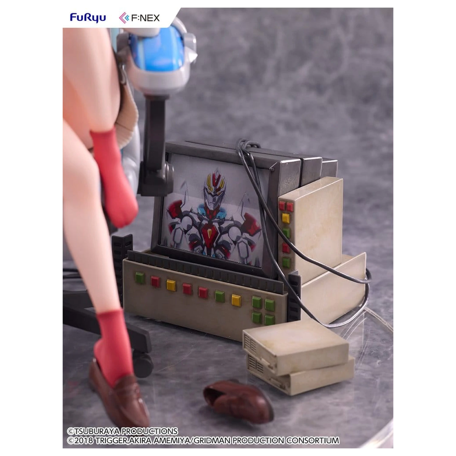 SSSS. Gridman Universe F:NEX PVC Statue Rikka Takarada Gaming Chair Ver. 19 cm product photo