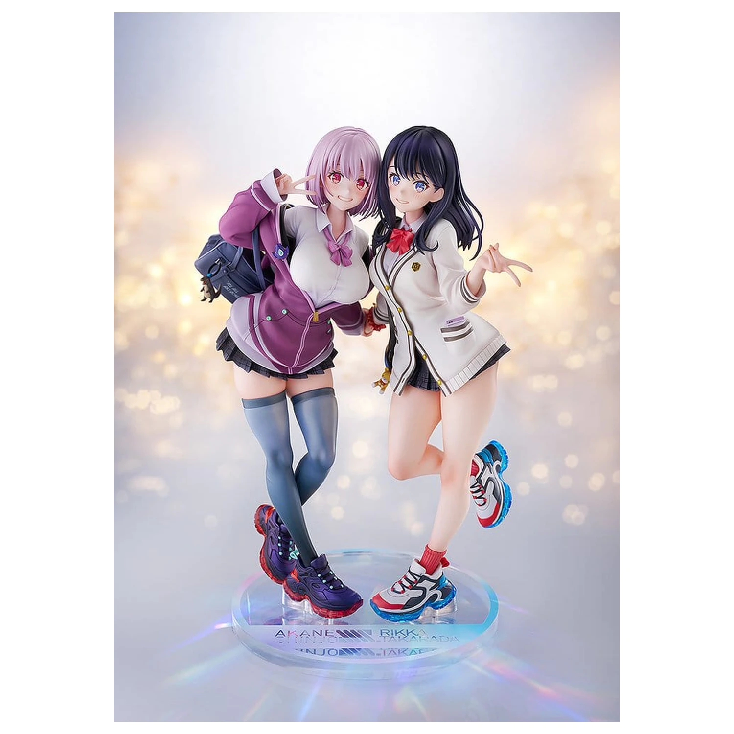 SSSS.GridmanPVC Statues 1/7 2-Pack Rikka Takarada & Akane Shinjo feat. toridamono 22 cm product photo
