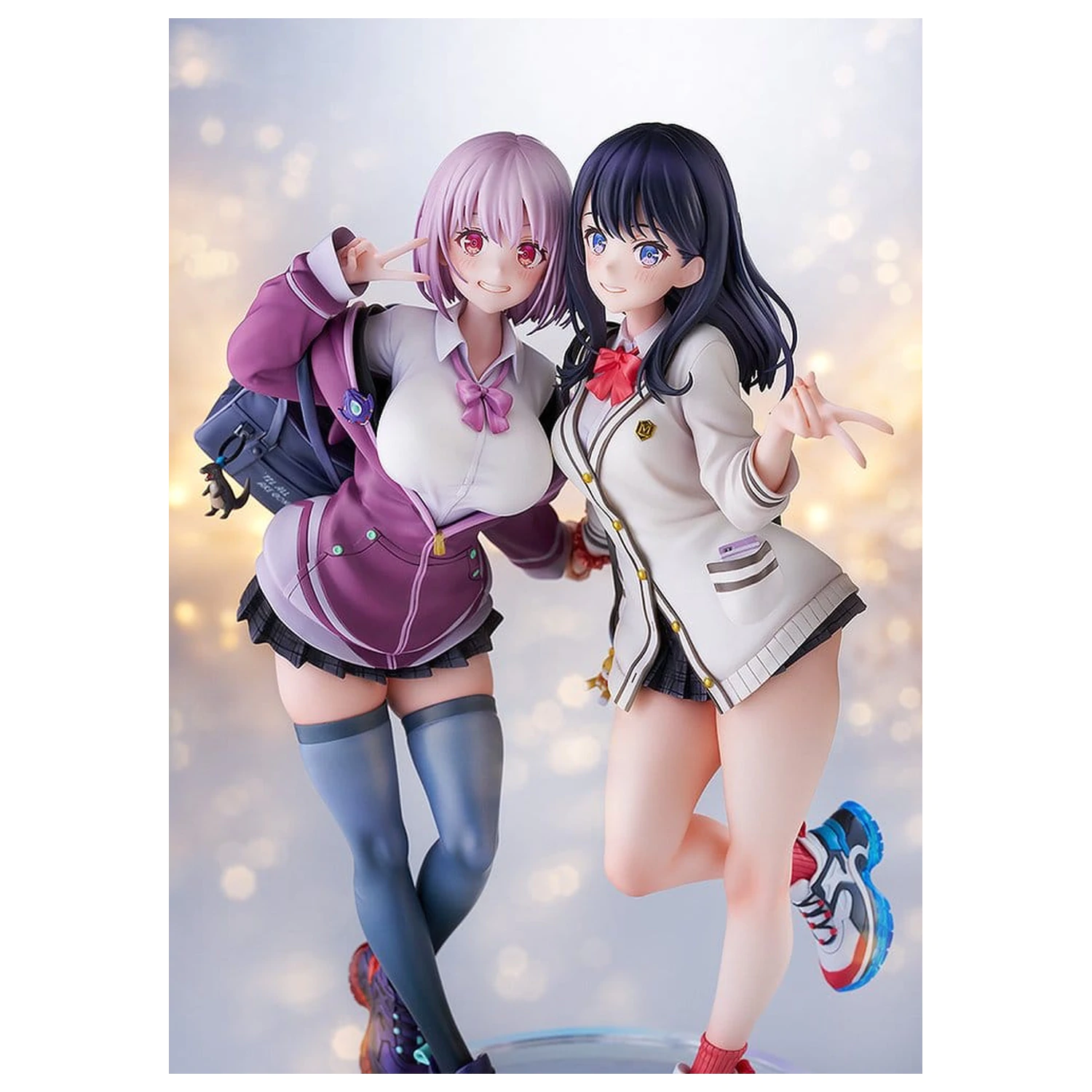 SSSS.GridmanPVC Statues 1/7 2-Pack Rikka Takarada & Akane Shinjo feat. toridamono 22 cm product photo