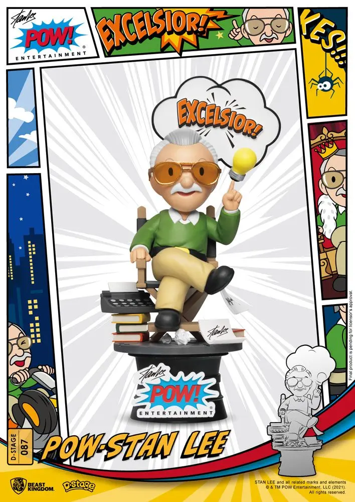 Stan Lee D-Stage PVC Diorama Stan Lee 16 cm product photo