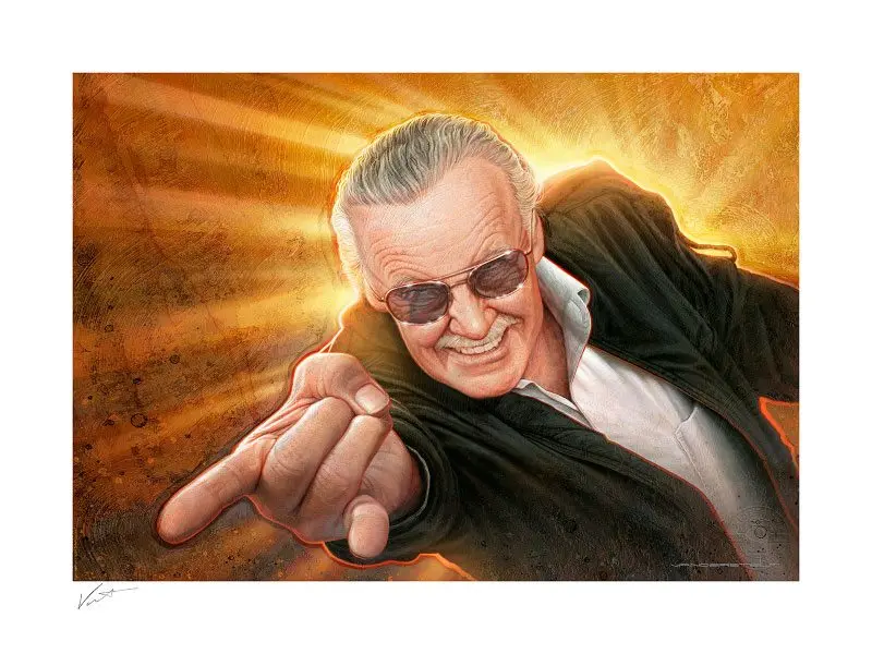 Stan Lee Fine Art Print Stan `The Man´ Lee by Jerry Vanderstelt 61 x 46 cm - unframed product photo