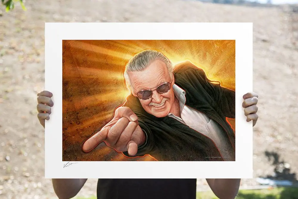 Stan Lee Fine Art Print Stan `The Man´ Lee by Jerry Vanderstelt 61 x 46 cm - unframed product photo