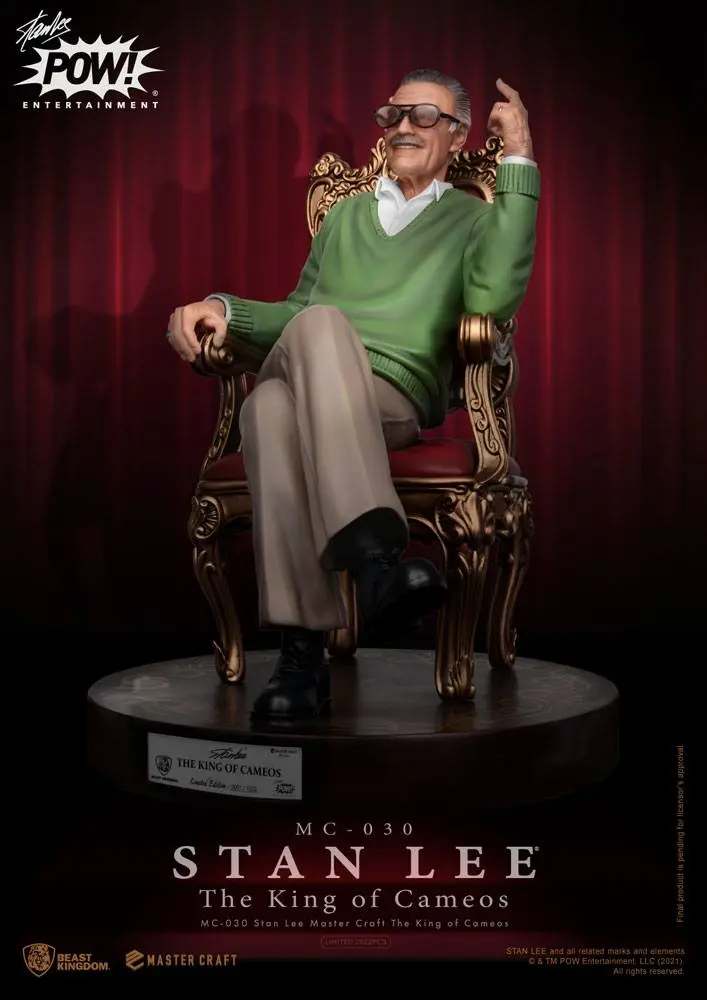 Stan Lee Master Craft Statue The King of Cameos 33 cm product photo