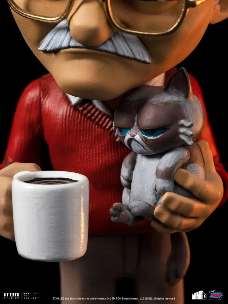 Stan Lee Mini Co. PVC Figure Stan Lee with Grumpy Cat 14 cm product photo