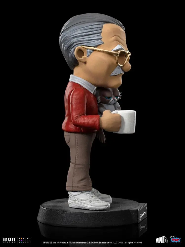 Stan Lee Mini Co. PVC Figure Stan Lee with Grumpy Cat 14 cm product photo
