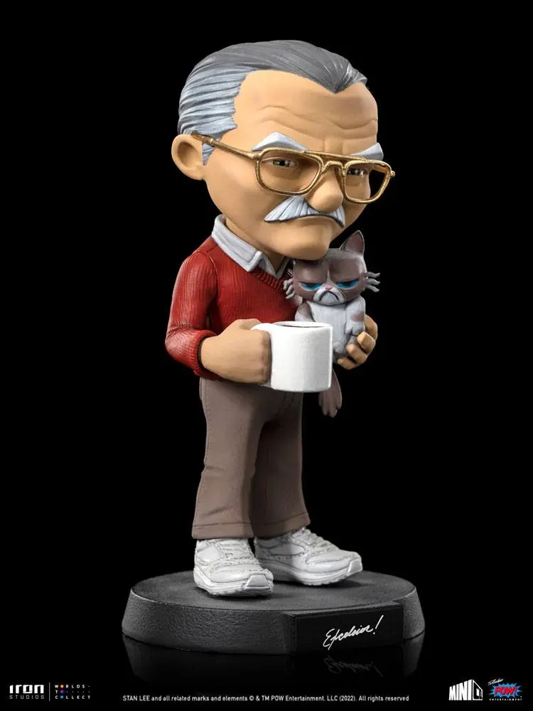 Stan Lee Mini Co. PVC Figure Stan Lee with Grumpy Cat 14 cm product photo