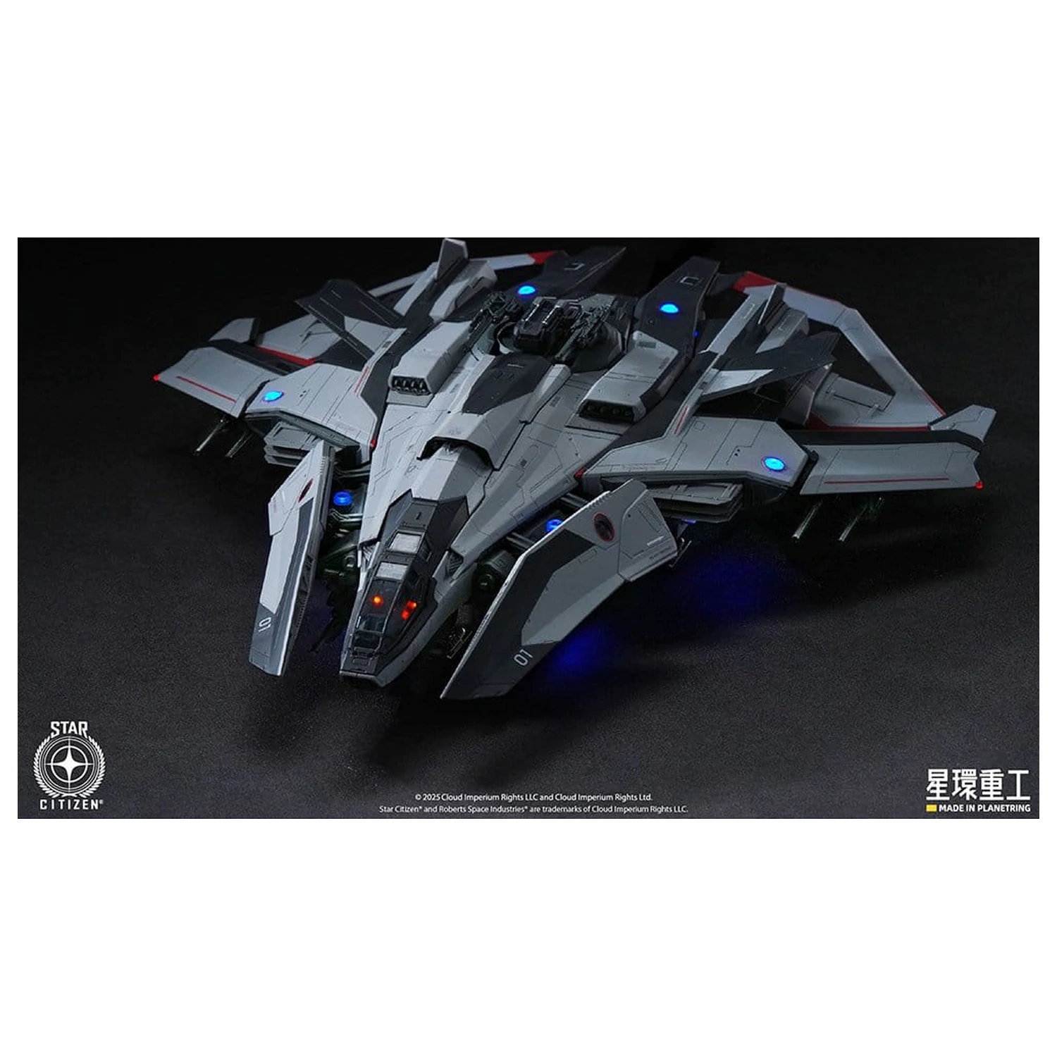 Star Citizen Pre-assembled Plastic Model Kit 1/100  Anvil F8C Lightning Pre-Assembled Finished Model Ver. 25 cm product photo