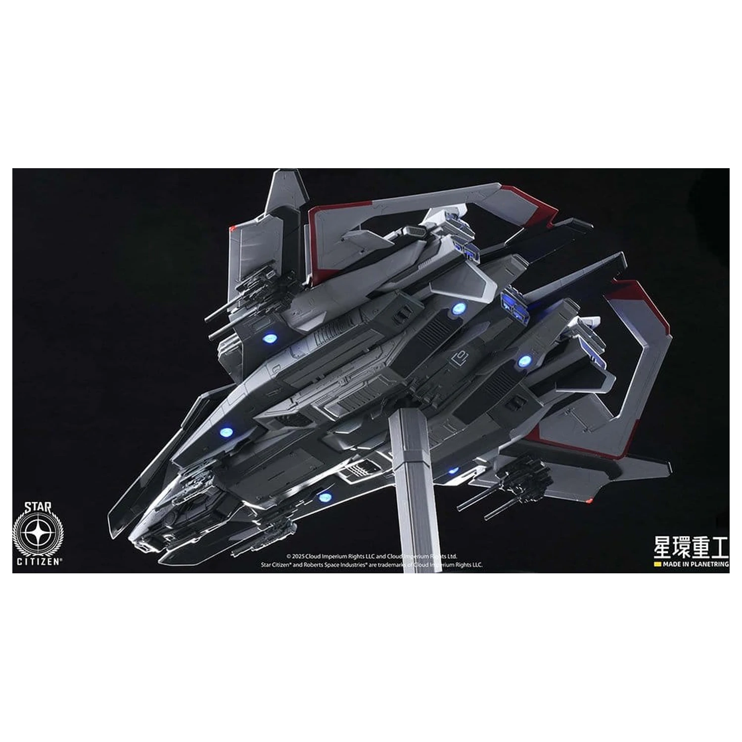 Star Citizen Pre-assembled Plastic Model Kit 1/100  Anvil F8C Lightning Pre-Assembled Finished Model Ver. 25 cm product photo