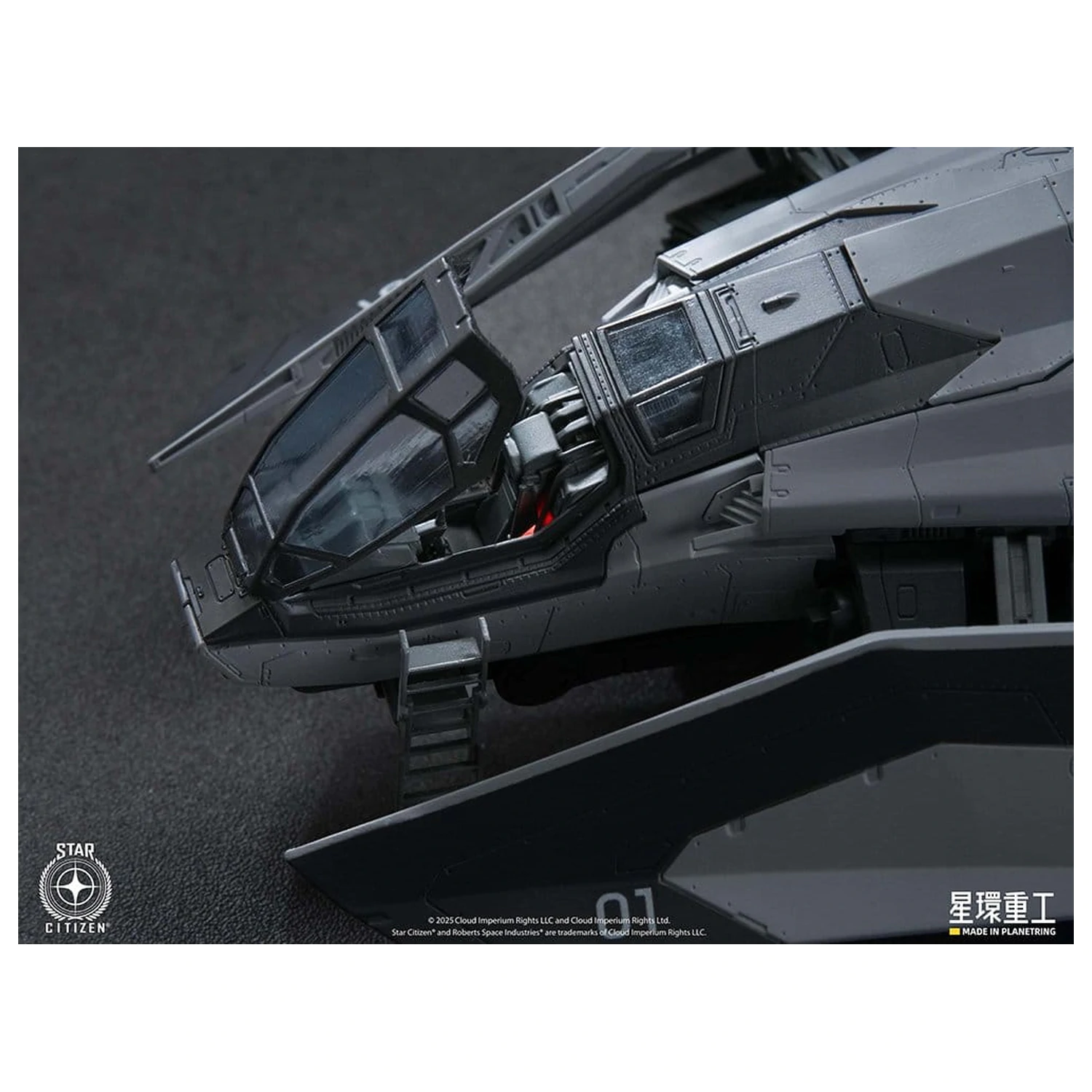 Star Citizen Pre-assembled Plastic Model Kit 1/100  Anvil F8C Lightning Pre-Assembled Finished Model Ver. 25 cm product photo