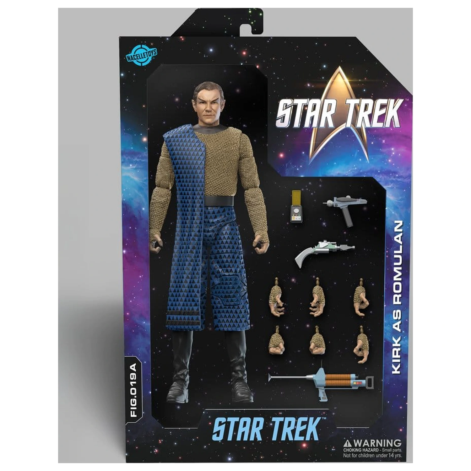 Star Trek 1/10 Action Figure Kirk as Romulan (The Enterprise Incident) 16 cm product photo