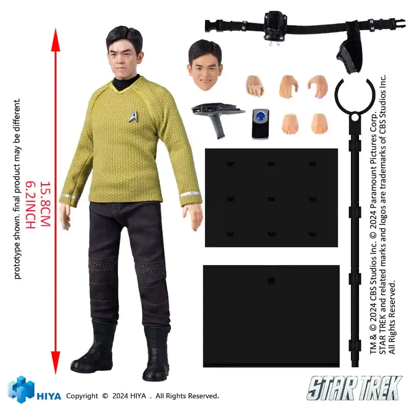 Star Trek 2009 Exquisite Super Series  Action Figure 1/12 Sulu 16 cm termékfotó