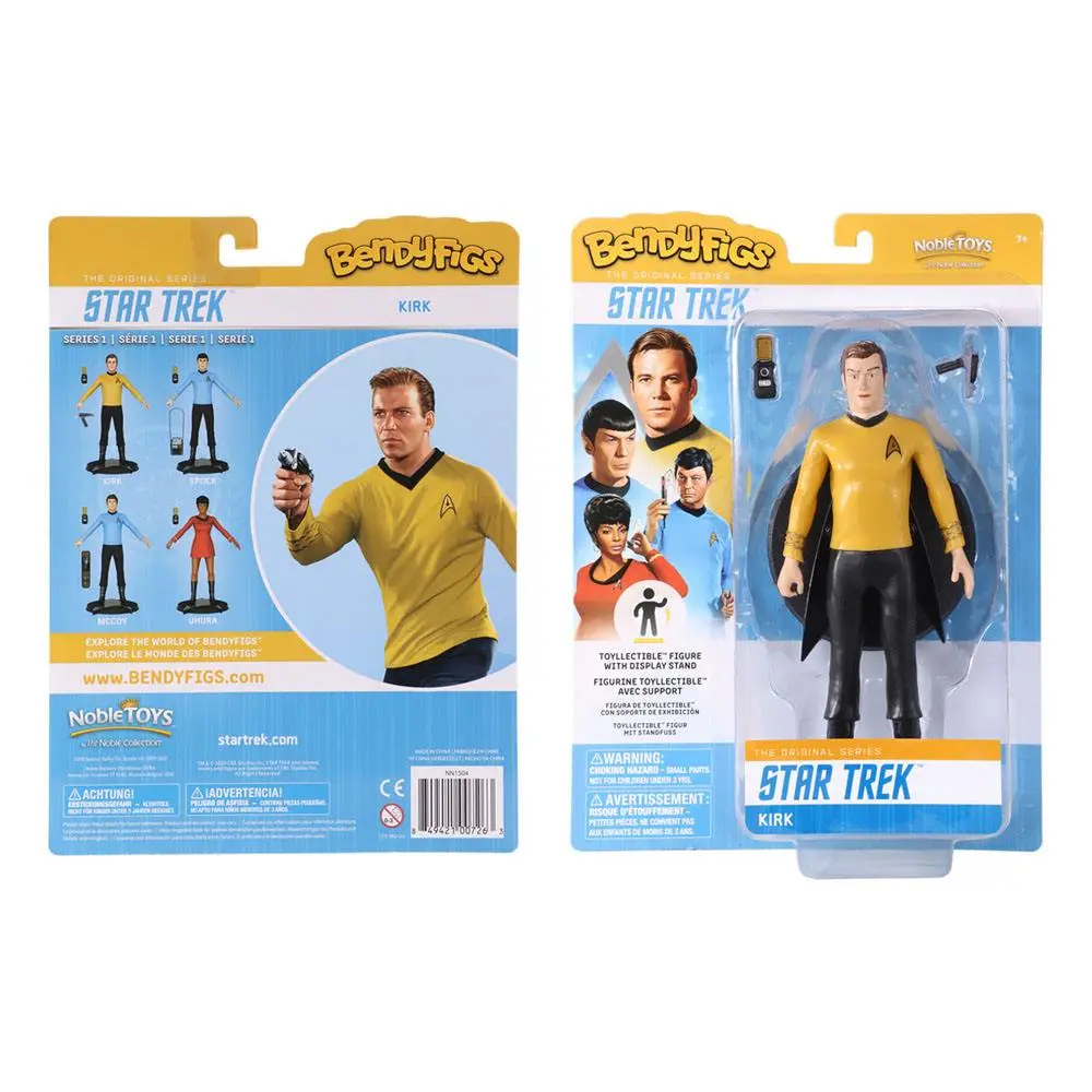 Star Trek Bendyfigs Bendable Figure Kirk 19 cm product photo