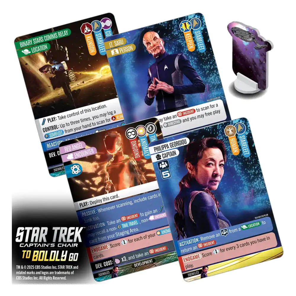 Star Trek: Captain&#039;s Chair Card Game To Boldly Go *English Version* product photo
