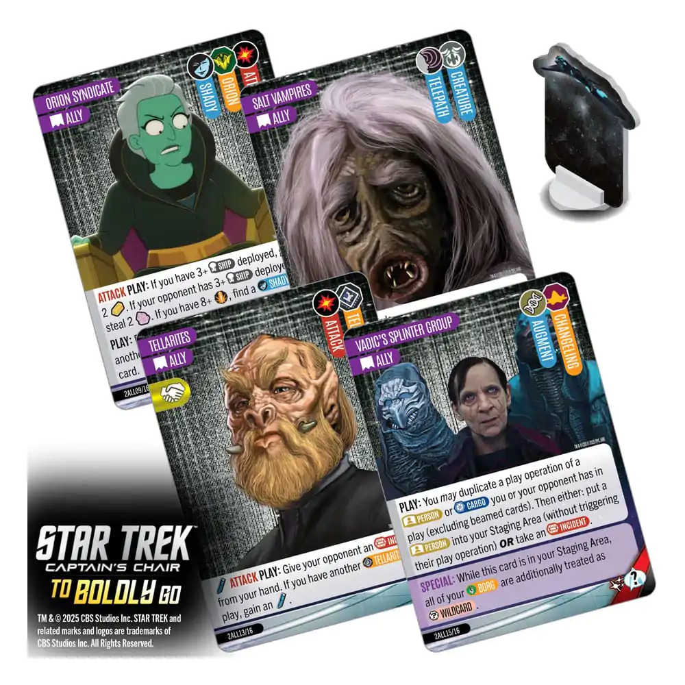 Star Trek: Captain&#039;s Chair Card Game To Boldly Go *English Version* product photo