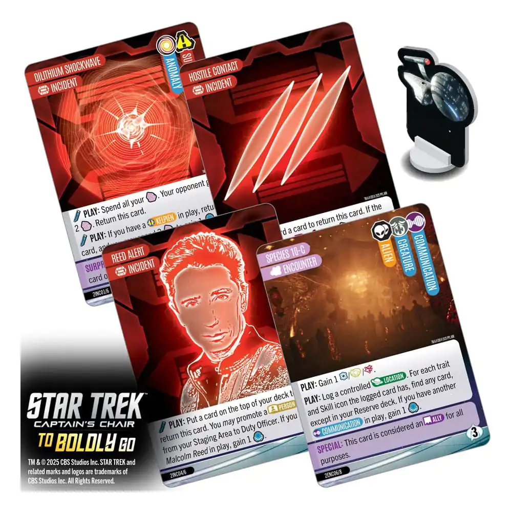Star Trek: Captain&#039;s Chair Card Game To Boldly Go *English Version* product photo