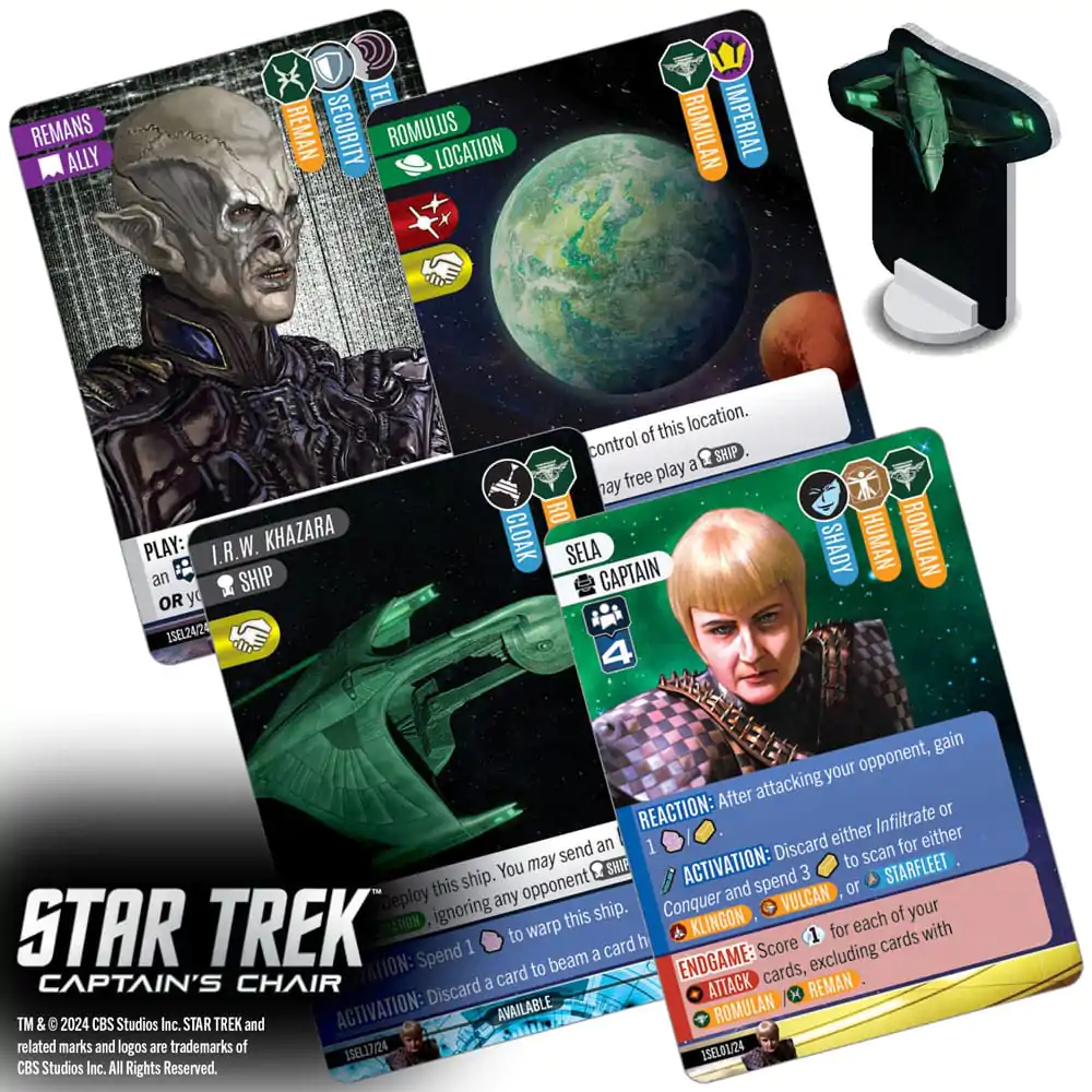 Star Trek: Captain's Chair Card Game *English Version* product photo