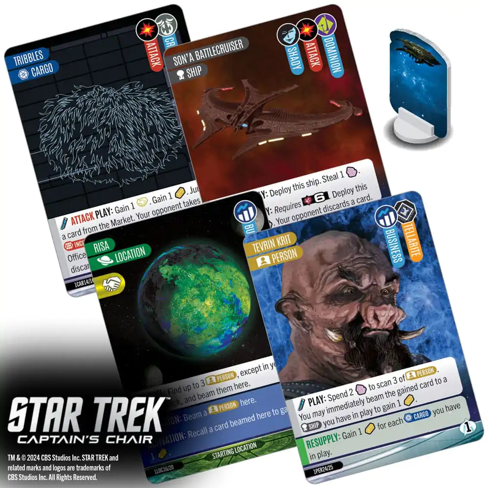 Star Trek: Captain's Chair Card Game *English Version* product photo