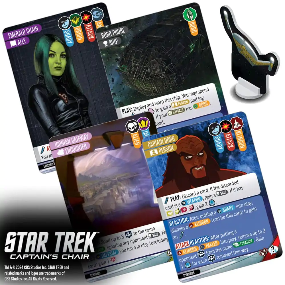 Star Trek: Captain's Chair Card Game *English Version* product photo