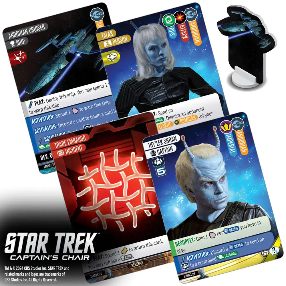 Star Trek: Captain's Chair Card Game *English Version* product photo