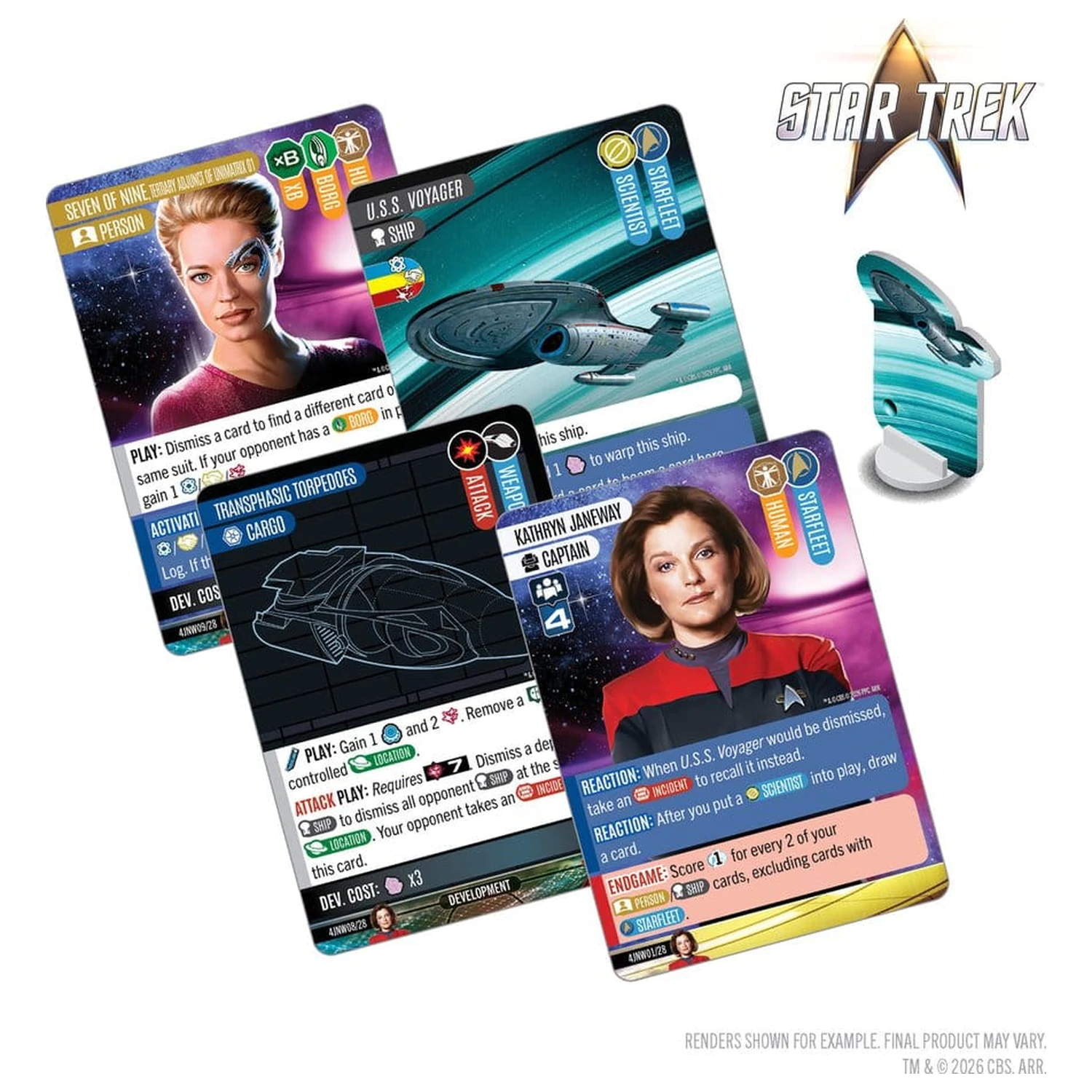 Star Trek: Captain's Chair Card Game: Resistance is Futile *English Version* product photo
